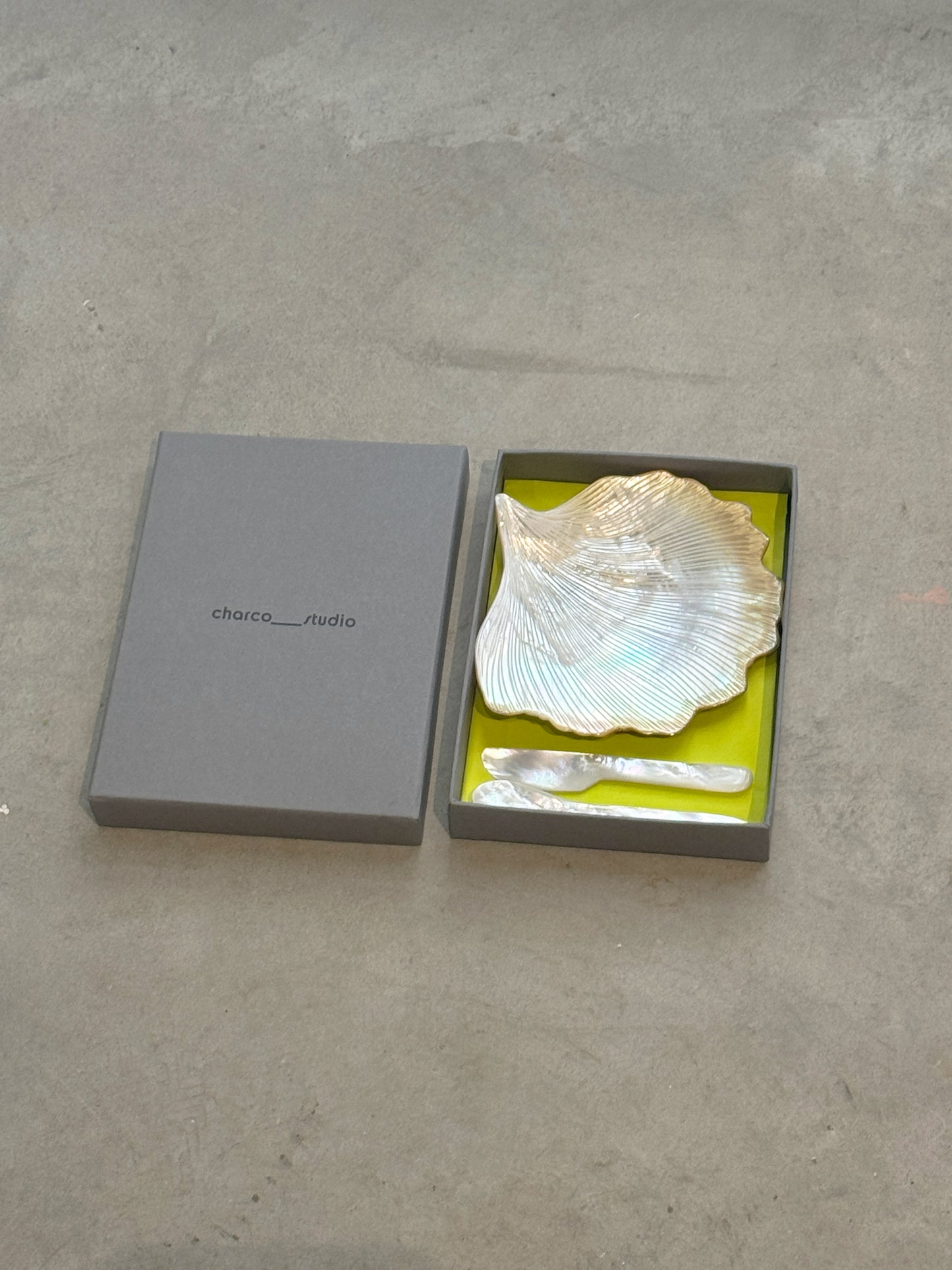 Gingko Set - Mother of pearl