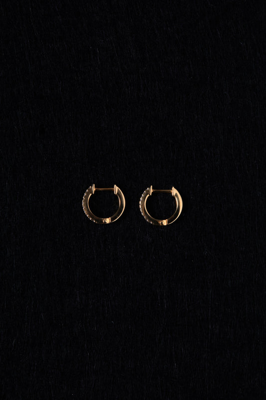 Diamonds Hoops 10mm
