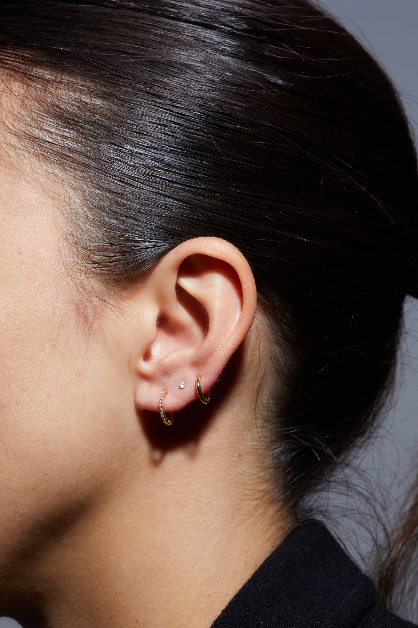 Diamonds Hoops 10mm